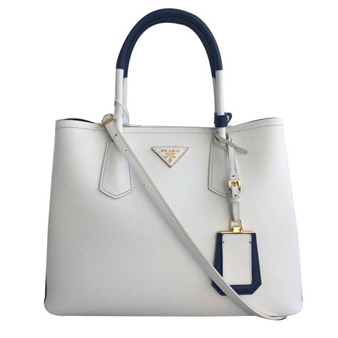 sac prada blanc femme|sacoche Prada.